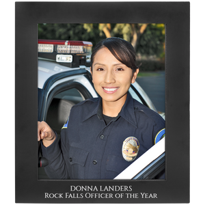 Black 8" x 10" Aluminum Photo Frame