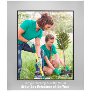 Gray 8" x 10" Aluminum Photo Frame