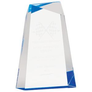 8" Facet Wedge Acrylic