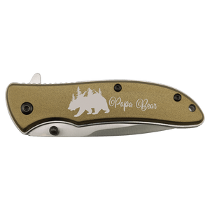 Bison River 4 1/4" Flat Dark Earth Every Day Carry Knife