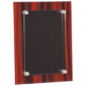 Red 9" x 12" Velvet Stand-Off Acrylic Plaque