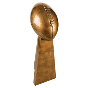 Antique Gold 10 1/4" Football Resin