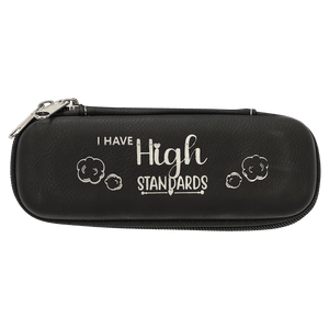Black/Silver 7" x 2 1/2" x 1 3/4" Smoke Case