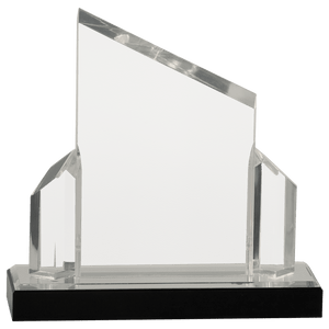 Silver 7" x 7" Beveled Post Impress Acrylic