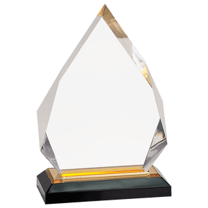 Gold 5 1/4" x 7 3/4" Diamond Impress Acrylic