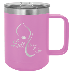 Light Purple Polar Camel 15 oz. Vacuum Insulated Mug with Slider Lid