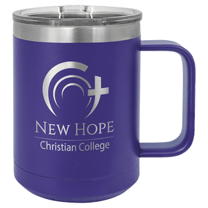 Purple Polar Camel 15 oz. Vacuum Insulated Mug with Slider Lid
