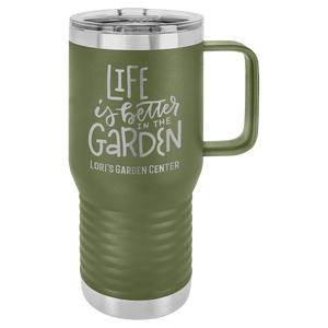Olive Green Polar Camel 20 oz. Vacuum Insulated Travel Mug with Slider Lid
