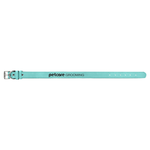 Teal Extra Large 27" x 1 1/4" Laserable Leatherette Dog Collar