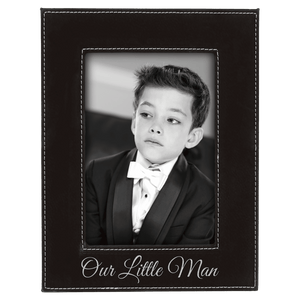 4" x 6" Laserable Leatherette Photo Frame
