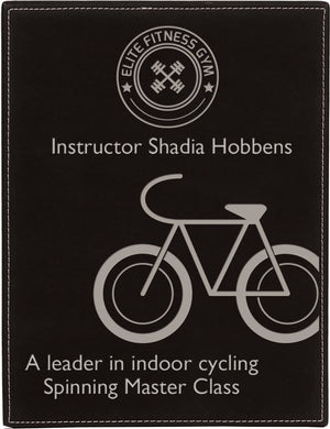 10 1/2" x 13" Laserable Leatherette Plaque