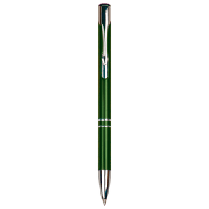 Green with Silver Trim Laserable Pen