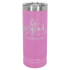 Light Purple Polar Camel 22 oz. Skinny Tumbler with Slider Lid