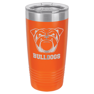Orange Polar Camel 20 oz. Ringneck Tumbler with Logo Lid
