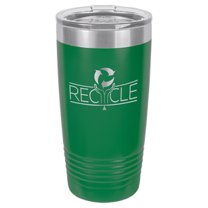 Green Polar Camel 20 oz. Ringneck Tumbler with Logo Lid