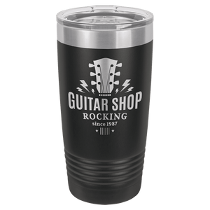 Black Polar Camel 20 oz. Ringneck Tumbler with Logo Lid