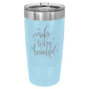 Light Blue Polar Camel 20 oz. Ringneck Tumbler with Slider Lid