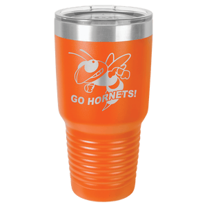 Orange Polar Camel 30 oz. Ringneck Tumbler with Logo Lid