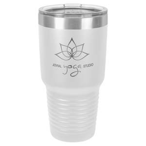 White Polar Camel 30 oz. Ringneck Tumbler with Logo Lid