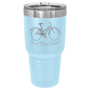 Light Blue Polar Camel 30 oz. Ringneck Tumbler with Slider Lid
