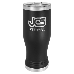 Black 20 oz. Pilsner with Clear Polar Camel Lid