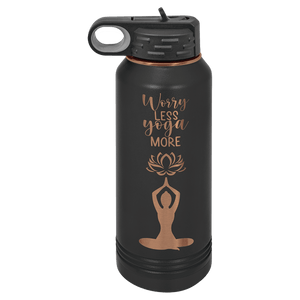 Black/Rose Gold Polar Camel 32 oz. Water Bottle