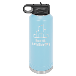 Light Blue Polar Camel 40 oz. Water Bottle