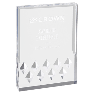 Silver 5" x 7" Diamond Mirage Acrylic