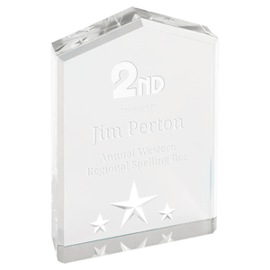 Silver 5" Star Point Acrylic