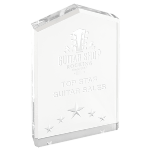 Silver 6" Star Point Acrylic