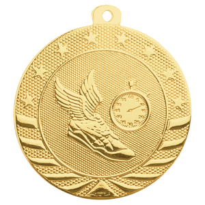 Bright Gold 2" Track Starbrite Medal