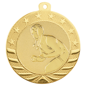 Bright Gold 2" Female Wrestling Starbrite Medal