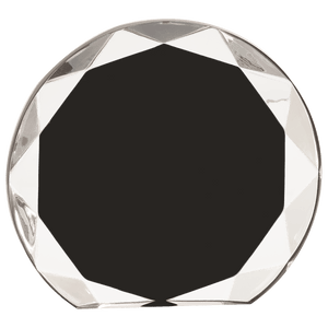 Black 6 1/4" Sunburst Acrylic