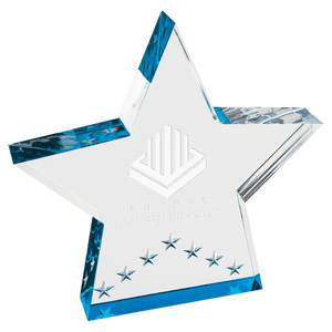 Blue 6" Star Performer Acrylic