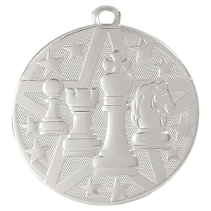 Silver 2" Superstar Chess Medal