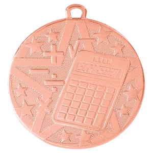 Bronze 2" Superstar Math Medal