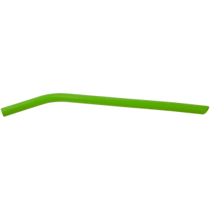 Green 10" Large Silicone Straw
