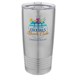 Stainless Steel Sublimatable Polar Camel 20 oz. Vacuum Insulated Tumbler w/Lid