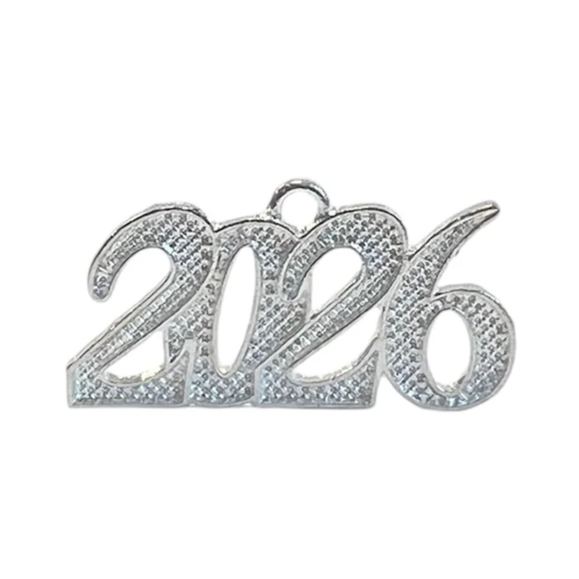 Graduation Year Date Charm – Gold & Silver