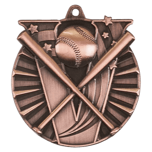 Antique Bronze 2" Baseball/Softball Victory Medal