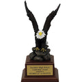 9 INCH EAGLE TROPHY, HAND PAINTED