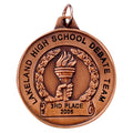 1-1/2 Inch in Diameter Achievement Medal in Bronze with Customizable Options