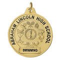 1-1/2 Inch in Diameter All Sport Medal in Gold