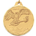 1-1/2 Inch Eagle and Torch Medal in Gold, Silver, or Bronze