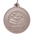 1-1/2 Inch in Diameter Academic Medal in Silver with Customizable Options