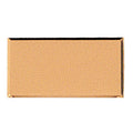 1-1/2 X 3 INCH GOLD EMBOSSED ALUMINUM PLATE, BEVELED BORDERS