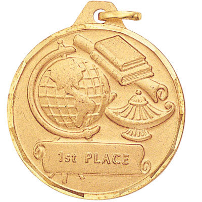 1-1/4 Inch Die-Struck 1st Place Medal in Gold