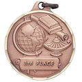 1-1/4 Inch Die-Struck 3rd Place Medal in Bronze