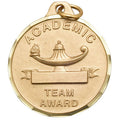 1-1/4 Inch Die-Struck Academic Team Award Medal in Gold