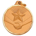 1-1/4 Inch Die-Struck Achievement Recognition Medal in Gold, Silver, or Bronze